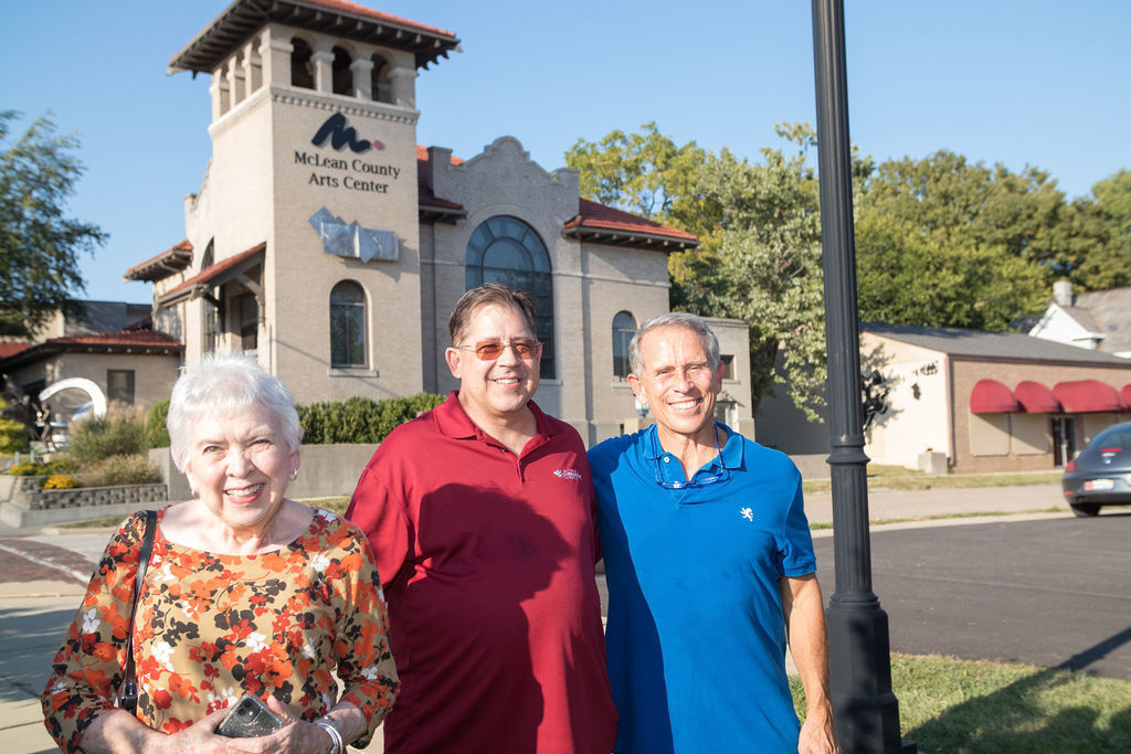 Sonja Reece, City of Bloomington alderperson Jeff Crabill, former Bloomington Mayor Tari Renner